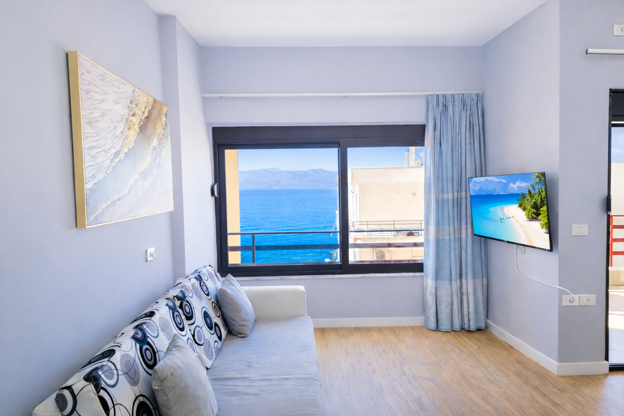 Albania Real Estate For Sale In Saranda  With A Fantastic Panoramic Sea View Over The Bay Of Saranda And Corfu Island